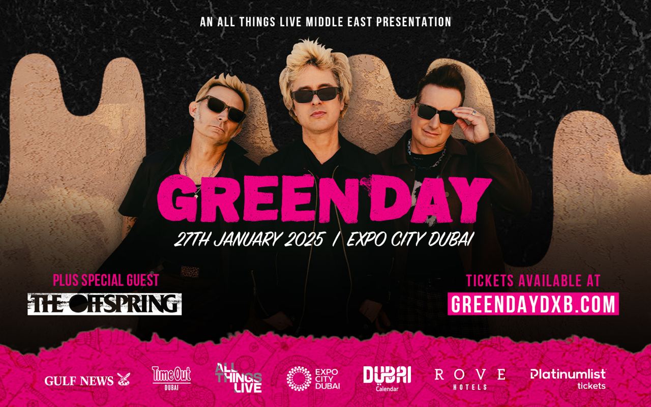 Рок-группа Green Day выступит в Дубае в январе 2025 года